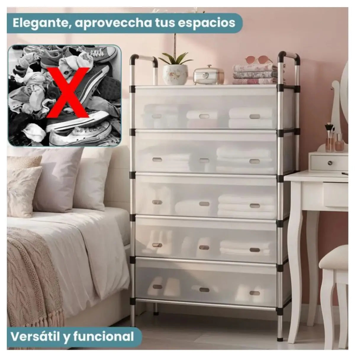 Zapatero Acrílico Pro: Protege, Ordena y Luce tus Zapatos 🔒✨