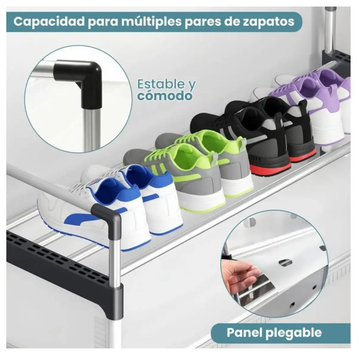 Zapatero Acrílico Pro: Protege, Ordena y Luce tus Zapatos 🔒✨