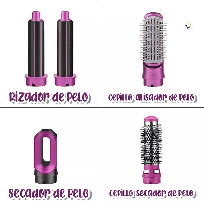Cepillo Secador 5 en 1: Belleza, volumen y suavidad en una sola pasada ✨